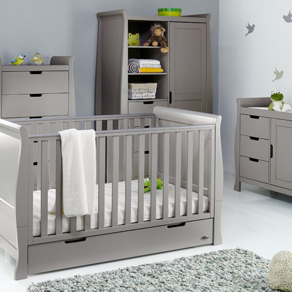 Obaby Stamford Classic 4 Piece Furniture Set -Taupe Grey