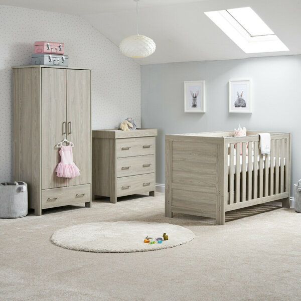 Obaby Nika 3 Piece Room Set – Grey Wash NEW 2020 - EASTER OFFER