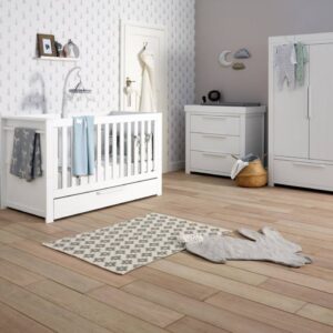 Mamas Papas Franklin Cotbed 3 Piece Nursery Furniture Set White Wash Baby Pages