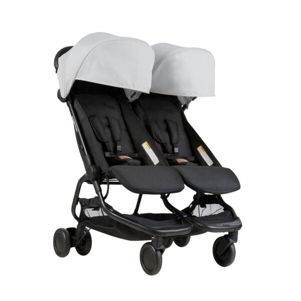 Mountain Buggy Nano Duo Double Buggy - Silver