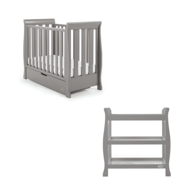 Obaby Stamford Space Saver 2 Piece Room Set - Taupe Grey