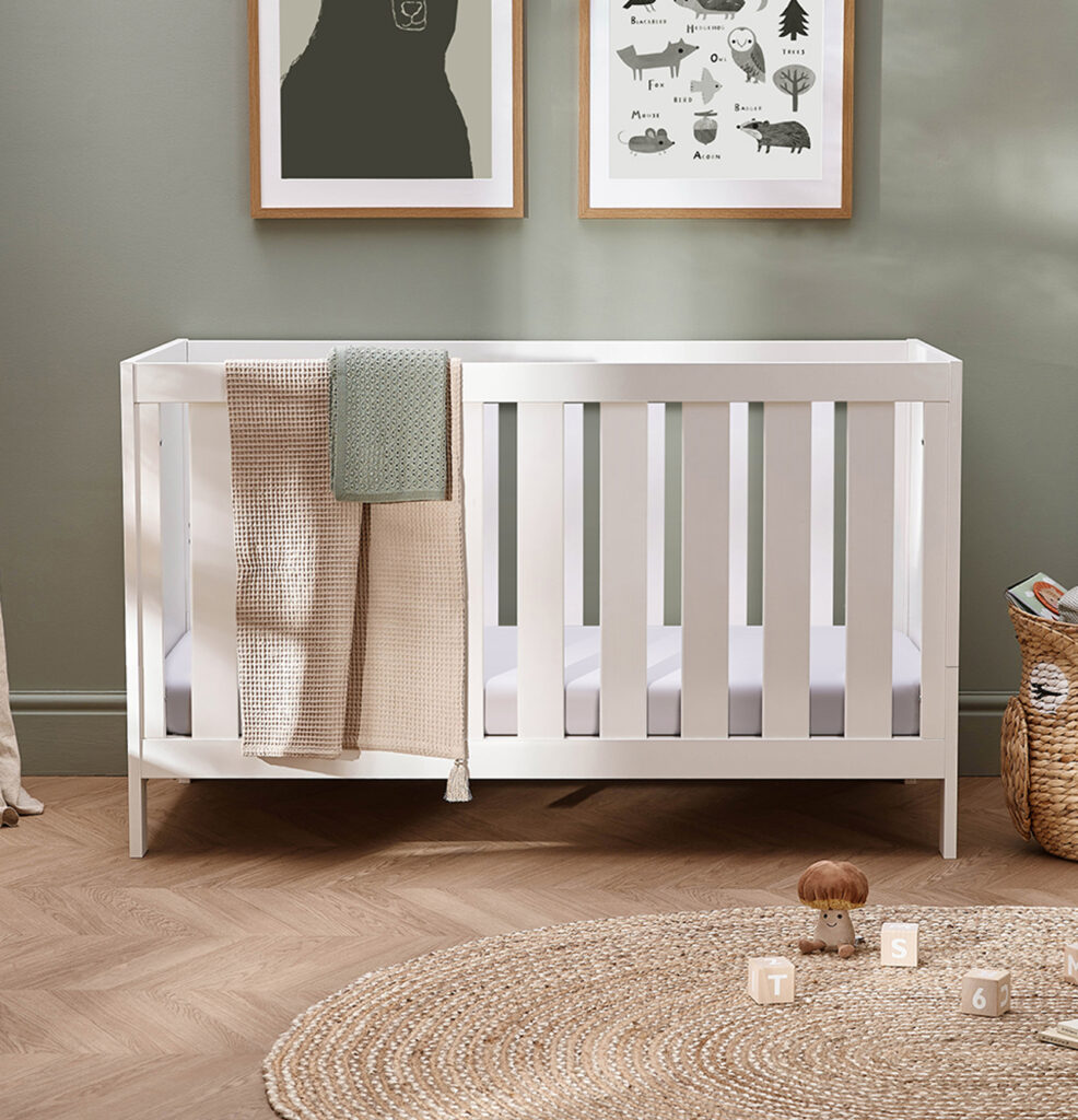 Bromley 2 Piece White Nursery Set Cot Bed & Dresser – Baby Pages