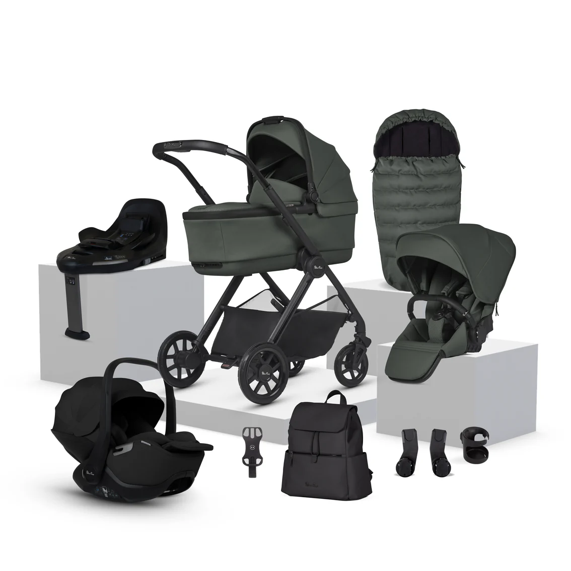 Dune-2-Ultimate-360-Car-Seat-Bundle-Pewter-Plinth-Carousel