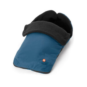 out n about - highland blue footmuff