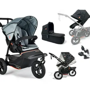 Nipper V6 Switch Newborn Bundle - Rocksalt grey