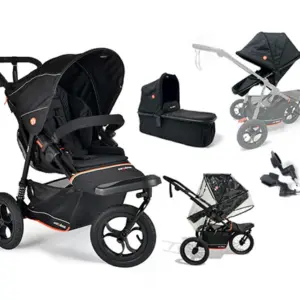 Nipper V6 Switch Newborn Bundle - Summit Black