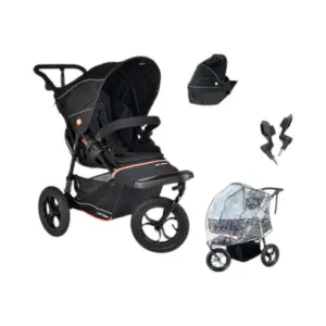 Nipper V6 Newborn Bundle - Summit black