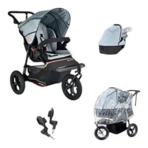 Nipper V6 Newborn Bundle - Rocksalt Grey