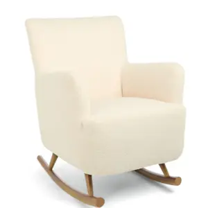 Mamas & Papas Elwood Nursing Chair - Off White Boucle