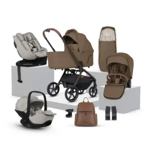 Silver Cross Breez Maple Travel System Ultimate 360 Family Car Seat Bundle