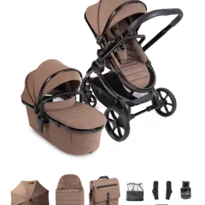 Peach 8 Coco Pushchair and Carrycot - Pushchair Bundle