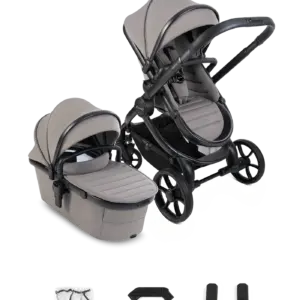Peach 8 Porcini Pushchair and Carrycot