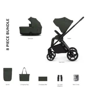 Venicci Claro 2 Essential Bundle 2in1 Pram Forrest