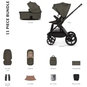 Venicci Upline 3 2in1 Essential Bundle Truffle