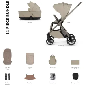 Venicci Tila Essential 2in1 Bundle Latte