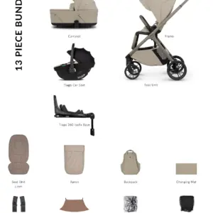 Venicci Tila Luxury 4in1 Bundle Latte