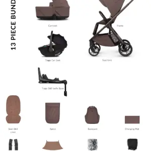 Venicci Tila Luxury 4in1 Bundle Noce