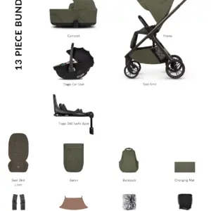 Venicci Tila Luxury 4in1 Bundle Olive