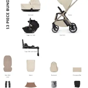 Venicci Tila Luxury 4in1 Bundle Sabbia