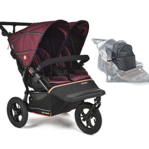 Nipper Double V6 Pod Newborn and Toddler Bundle red