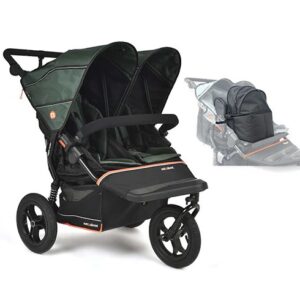 Nipper Double V6 Pod Newborn and Toddler Bundle green