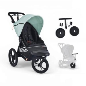 Out n About Compact Buggy/Stroller Front Rider Bundle Pebble Mint