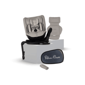 Silver Cross Motion 3 All Size 360 Rotating Car Seat - Natural Taupe